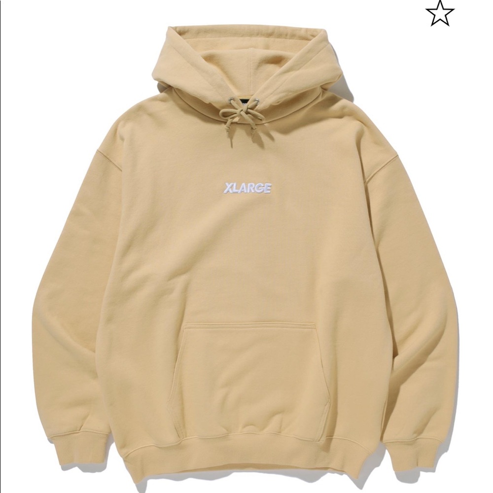 xlarge brand pullover hoodie in yellow. lightly worn. size medium